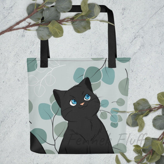 Black Cat - Tote bag - Fennek Fluff Black Cat - Tote bag - undefined