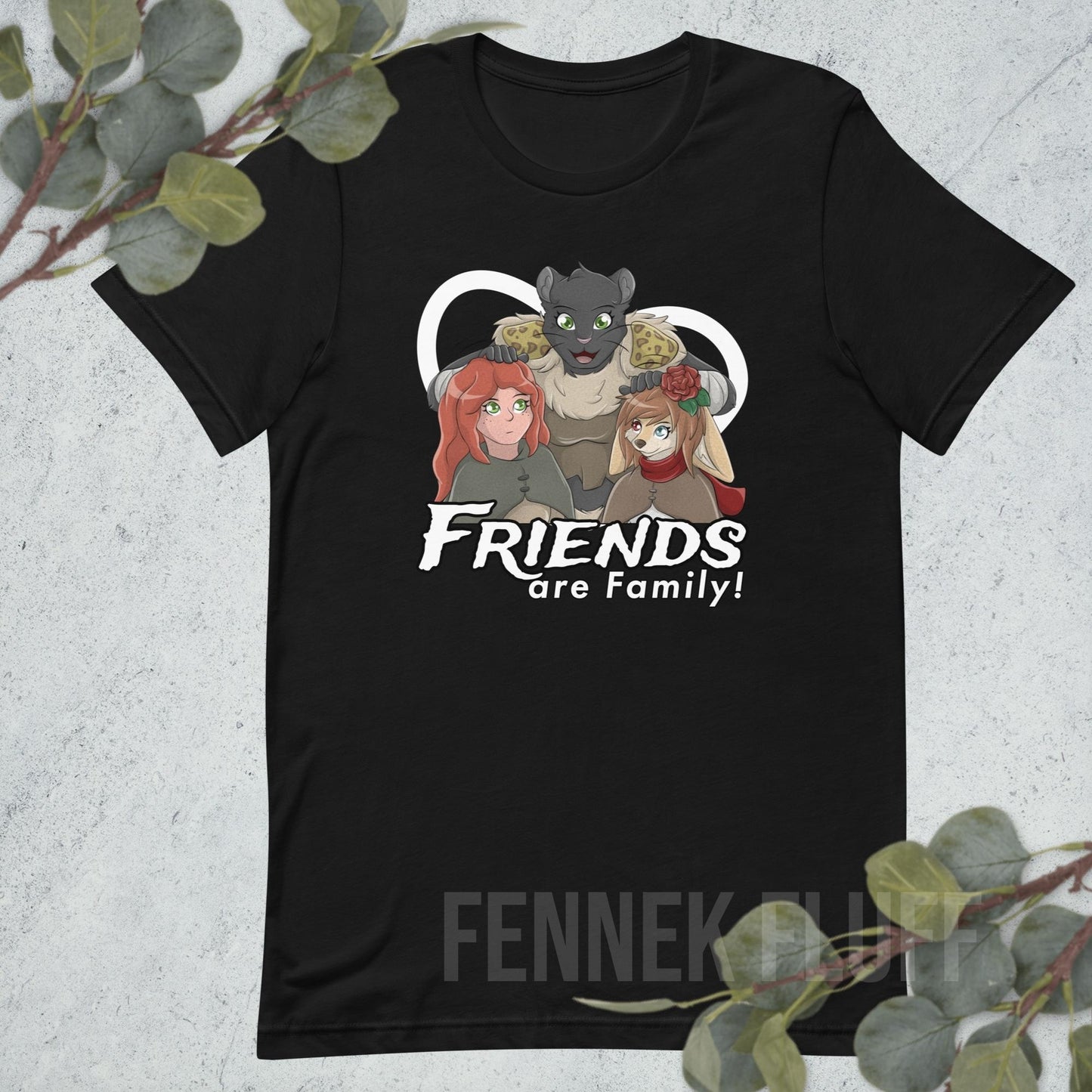 Friends are Family! - Unisex t-shirt Fennek Fluff Fennek Fluff T-Shirt