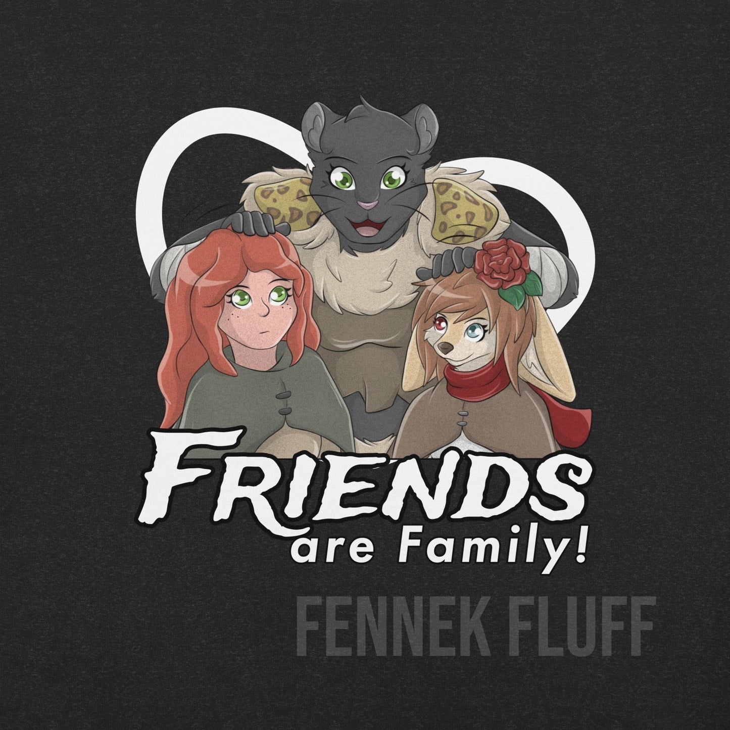 Friends are Family! - Unisex t-shirt Fennek Fluff Fennek Fluff T-Shirt