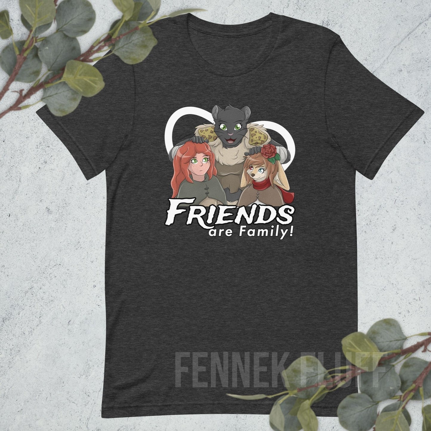 Friends are Family! - Unisex t-shirt Fennek Fluff Fennek Fluff T-Shirt