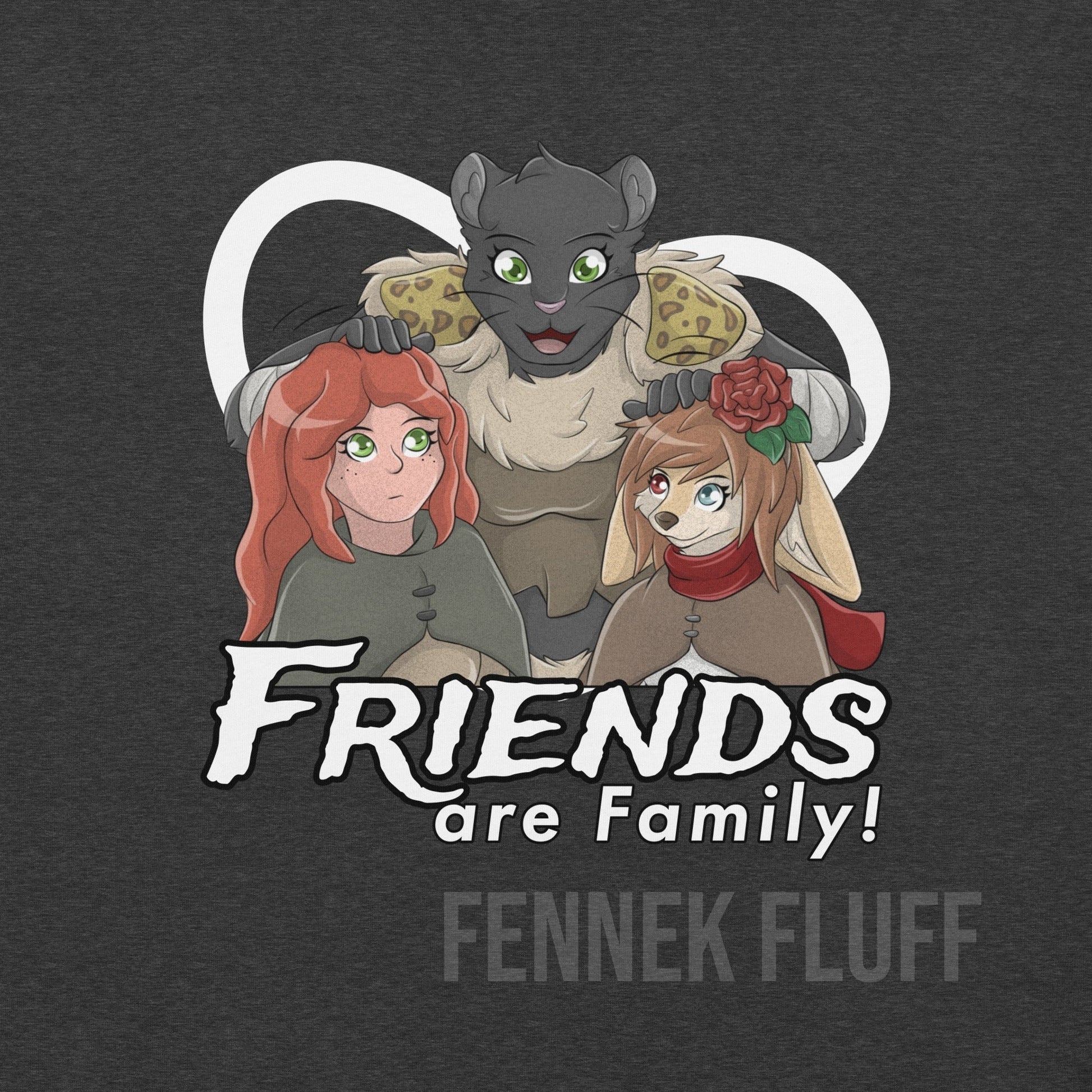 Friends are Family! - Unisex t-shirt Fennek Fluff Fennek Fluff T-Shirt