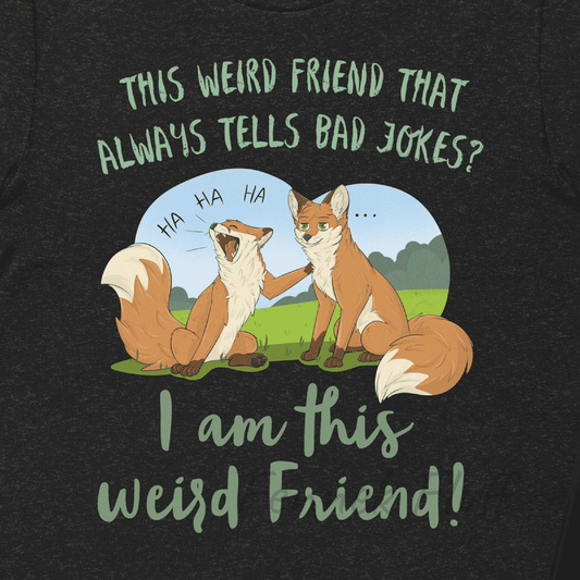 Weird Friend - Red Foxes - Unisex t-shirt - Fennek Fluff Weird Friend - Red Foxes - Unisex t-shirt - undefined